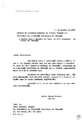 CODI-UNIPER_m1105p03 - Convite e Regimento do XIII Congresso Nacional de Educação, 1967
