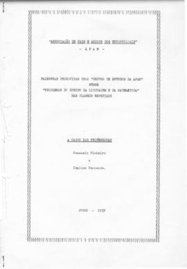 CODI-UNIPER_m0601p01 - Problemas do Ensino da Linguagem e da Matemática nas Classes Especiais, 1959