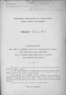 CODI-SOEP_m097p01 - 1º Concurso para Carteiro no Distrito Federal, 1939