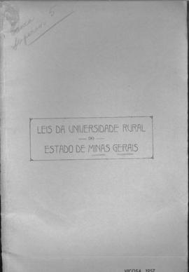 CODI-UNIPER_m0435p01 - Legislação da Universidade Rural do Estado de Minas Gerais, 1935 - 1957