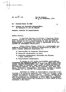 CODI-UNIPER_m1119p01 - Correspondências sobre Pesquisas Educacionais, 1974