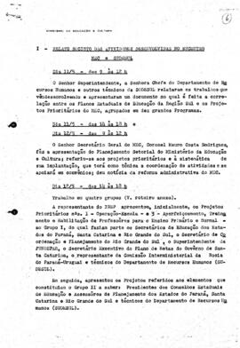 SAT_m029p04 - Relato das Atividades desenvolvidas no Encontro MEC e SUDESUL, 1970