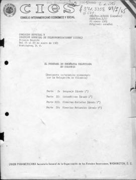 CODI-UNIPER_m0379p02 - Documento Informativo sobre o Ensino Televisado de Linguagem, 1965