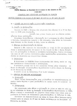 CRPE-RS_m021p01 - Relatório das principais atividades do CRPE-RS referente ao período de 1968, 1968