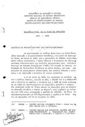 SAT_m024p01 - Relatório final do II Plano de Operações, 1967 - 1969