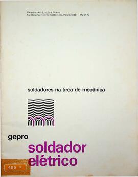 Curso de Treinamento Profissional: Soldadores na Área de Mecânica: Soldador Elétrico, 1978