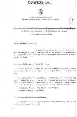 COLTED_m008p02 - Relatório da Comissão de Exame das Propostas para Tomada de Preços para Distribuição de Bibliotecas, 1969