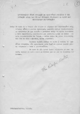 CODI-UNIPER_m0244p02 - Questionário sobre Formação do Magistério Primário e sua Situação, 1965