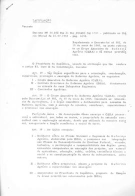 CODI-UNIPER_m0314p01 - Legislações Referente à Reforma Agrária, 1969