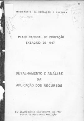 CODI-UNIPER_m0454p01 - Resumos dos Planos de Aplicação dos Recursos do PNE, 1967