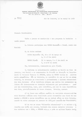 CEOSE-CROSE_m015p01 - Correspondências sobre Participações nos CEOSE, 1966 - 1968
