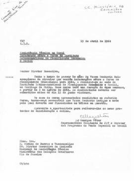 CBPE_m278p05 - Correspondência Enviando Informações sobre Curso de Planejamento Educacional, 1964