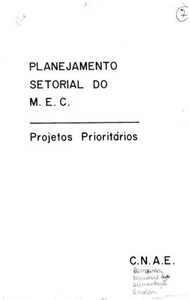 CODI-UNIPER_m0853p01 - Planejamento Setorial do MEC, 1970