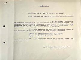 SAT_m014p05 - Cópias das portarias de criação do SAT e das Equipes Técnicas Especializadas, 1969