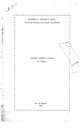CODI-UNIPER_m0635p01 - Educação, Ciência e Cultura no Brasil, 1965