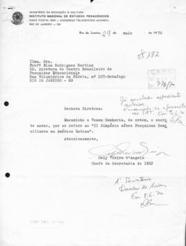 CBPE_m301p02 - Correspondências Enviadas e Recebidas pelo CBPE, 1970