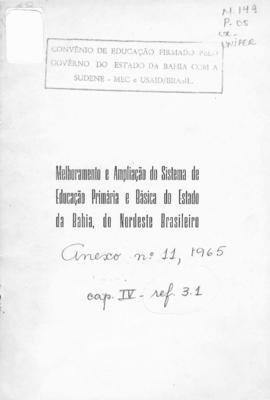 CODI-UNIPER_m0149p05 - Melhoramento e Ampliação do Sistema de Educação Primária e Básica da Bahia, 1963 - 1965