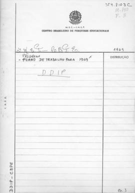 CBPE_m130p03 - Plano de Trabalho da DDIP, 1969