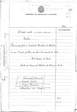 ESTATÍSTICA_m003p01 - A Evasão Escolar no Ensino Primário Brasileiro