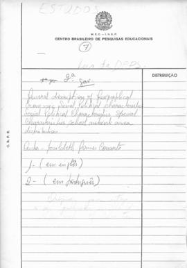 CBPE_m240p01 - Pesquisa sobre o Crescimento Escolar no Estado da Guanabara, 1969