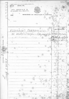 CODI-UNIPER_m0594p06 - Associação Paranaense de Reabilitação, 1963