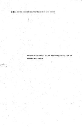 COLTED_m007p01 - Ata da Reunião do Colegiado da COLTED, 1968