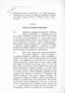 CBPE_m149p03 - Trecho Traduzido do Relatório de Henri Laurentie sobre o CBPE, 1956