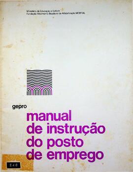 Manual de Instrução do Posto de Emprego, 1975
