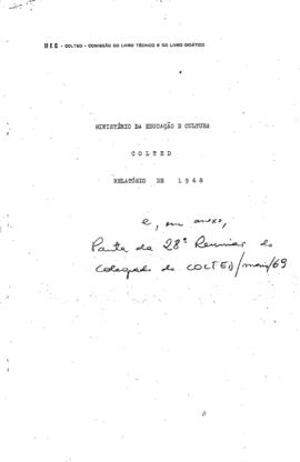 COLTED_m014p01 - Relatório de Atividades de 1968 e Planejamento de 1969