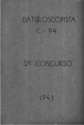 CODI-SOEP_m014p01 - Tabulação das Questões do Concurso para Datiloscopista, 1943