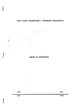 CODI-UNIPER_m0468p01 - Manual de Instruções pelo Grupo-Tarefa DIE, 1973
