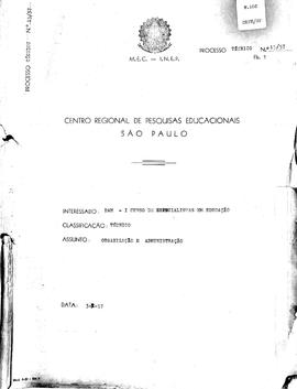 CRPE-SP_m0104p01 - I e II Curso de Especialistas em Educação para América Latina, 1958 - 1959