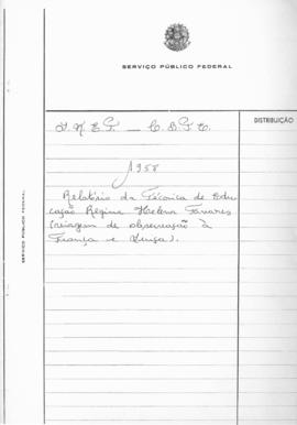 CODI_m082p01 - Relatórios de Regina Helena Tavares, 1958