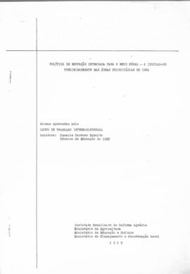 CODI-UNIPER_m0453p02 - Política de Educação Integrada para o Meio Rural, 1969
