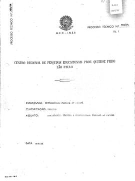 CRPE-SP_m0143p01 - Assistência Técnica à Universidade Federal do Paraná, 1974