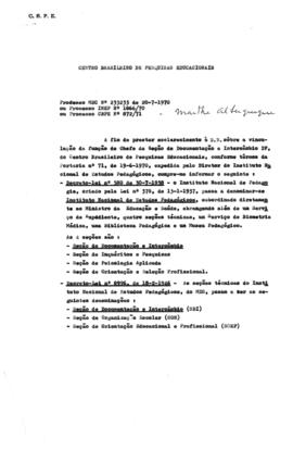 CBPE_m305p03 - Esclarecimentos sobre a Função da Seção de Documentação e Informação, 1971