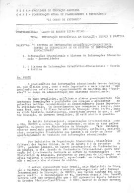 CODI-UNIPER_m0217p04 - Palestras Proferidas no II Curso de Extensão da Faculdade de Educação Jacobina, 1978