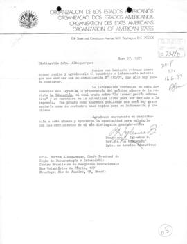 CODI-UNIPER_m1234p02 - Correspondências trocadas entre o Departamento de Assuntos Educativos da Revista La Educación e a Seção de Documentação e Intercâmbio do CBPE, 1970 - 1971