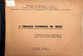 CILEME_m004p01 - Livro: A Educação Secundária no Brasil, 1954