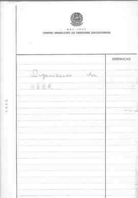 CODI-UNIPER_m0209p01 - Documentação sobre Organização da Associação Brasileira Beneficente de Rea...