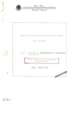 CRPE-MG_m023p01 - Documentação acerca de Material Didático Audiovisual do CRPE João Pinheiro, 196...