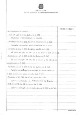 CODI-UNIPER_m0993p01 - Leis e Decretos da Universidade do Brasil, 1937 - 1950