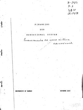 CODI-UNIPER_m1213p01 - Relatório “Financiando nosso Sistema Educacional”, 1955