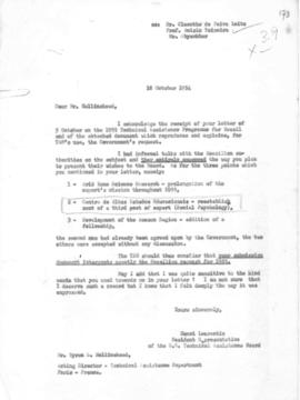 CBPE_m129p01 – Correspondências Trocadas entre Anísio Teixeira, Universidades Estrangeiras e a UNESCO, 1952 -1956