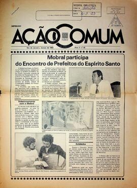 Jornal Ação Comum - nº 40, 1983
