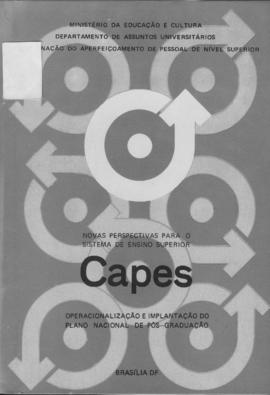 CODI-UNIPER_m0416p01 - Publicação “Novas Perspectivas para o Sistema de Ensino Superior CAPES”, 1975