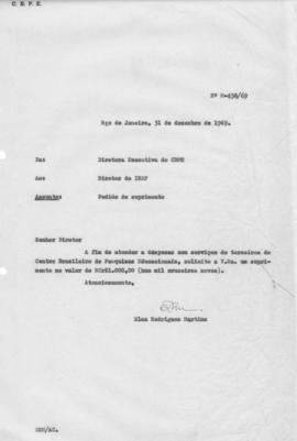 CBPE_m307p03 - Solicitações de Pagamentos de Funcionários e Compra de Materiais, 1969