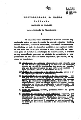 CODI-UNIPER_m0849p02 - Documento de Trabalho para a Comissão de Planejamento, 1961