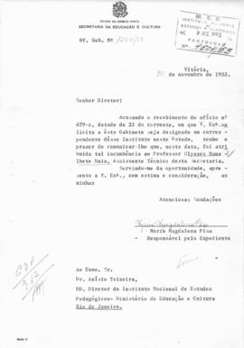CODI_m045p01 - Correspondências Enviadas e Recebidas pelo INEP, 1953 - 1954