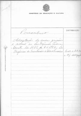 CODI-UNIPER_m0138p01 - Informações sobre o Sistema Educacional de Pernambuco, 1946 - 1947